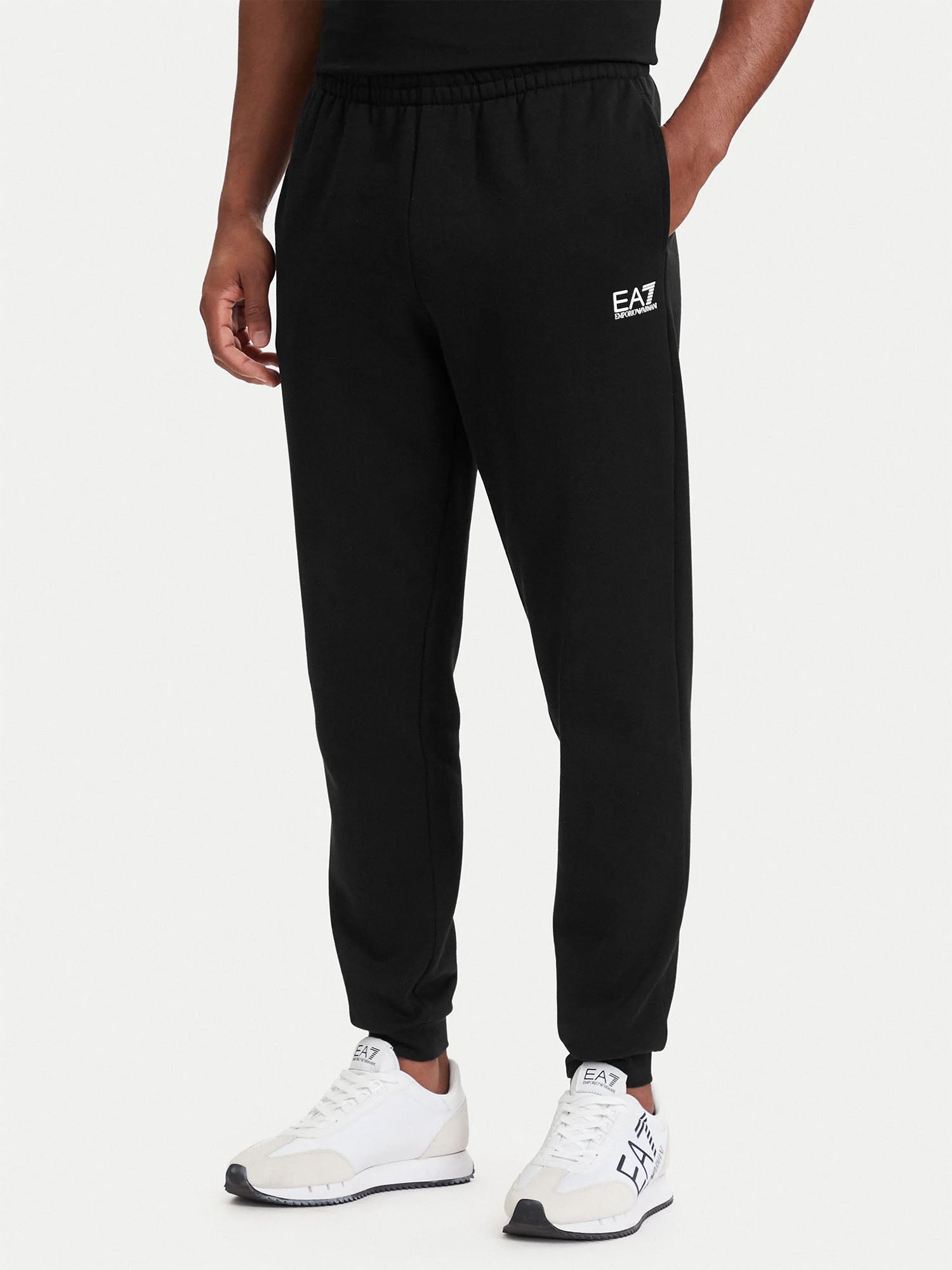 Pantalone uomo nero EA7 Emporio Armani Train Core Id